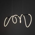 Nowoczesna lampa wisząca  FLEXI LED 4000K do jadalni czarna 18007 TK Lighti