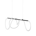 Nowoczesna lampa wisząca  FLEXI LED 4000K do jadalni czarna 18007 TK Lighti