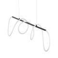 Nowoczesna lampa wisząca  FLEXI LED 4000K do jadalni czarna 18007 TK Lighti