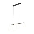 Nowoczesna lampa wisząca  FLEXI LED 4000K do jadalni czarna 18007 TK Lighti