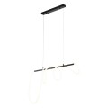 Nowoczesna lampa wisząca  FLEXI LED 4000K do jadalni czarna 18007 TK Lighti