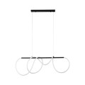 Nowoczesna lampa wisząca  FLEXI LED 4000K do jadalni czarna 18007 TK Lighti