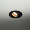 Oczko podtynkowe czarne AURA ruchome do nowoczesnego IP65 do łazienki 10571