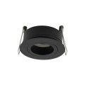 Oczko podtynkowe czarne AURA ruchome do nowoczesnego IP65 do łazienki 10571