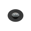 Oczko podtynkowe czarne AURA ruchome do nowoczesnego IP65 do łazienki 10571