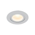 Oczko podtynkowe białe AURA na GU10 ruchome do łazienki IP65 10572