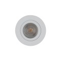 Oczko podtynkowe białe AURA na GU10 ruchome do łazienki IP65 10572