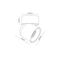 Lampa sufitowa reflektorek regulowany TWIST WHITE GU10 10576 TK Lighting