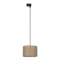 Lampa wisząca 1fazowa z kloszem Ø30 TRACER na E27 10672 brązowa