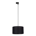 Nowoczesna lampa wisząca z czarnym kloszem do systemu 1 fazowego TRACER 10669 TK Lighting
