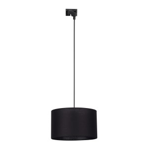 Nowoczesna lampa wisząca z czarnym kloszem do systemu 1 fazowego TRACER 10669 TK Lighting