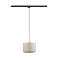 Lampa wisząca 1fazowa szynowa z kloszem TRACER LINEN Ø30 beżowa 10674 TK Lighting