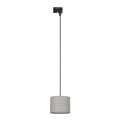 Lampa wisząca 1fazowa szynowa z kloszem TRACER LINEN Ø20 beżowa 10678 TK Lighting