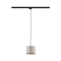 Lampa wisząca 1fazowa szynowa z kloszem TRACER LINEN Ø20 beżowa 10678 TK Lighting