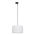 Nowoczesna lampa wisząca z biała kloszem do systemu 1 fazowego TRACER LINEN 10671 TK Lighting