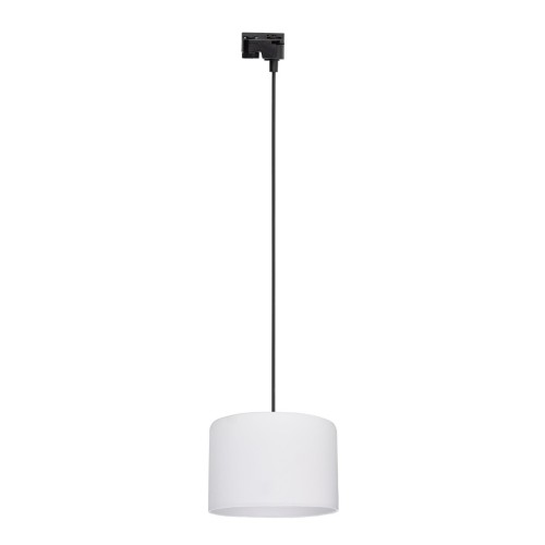 Lampa wisząca 1fazowa szynowa z kloszem TRACER WHITE Ø30 biała 10675