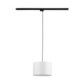 Lampa wisząca 1fazowa szynowa z kloszem TRACER WHITE Ø30 biała 10675