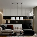 Lampa wisząca 1fazowa szynowa z kloszem TRACER WHITE Ø20 biała 10679