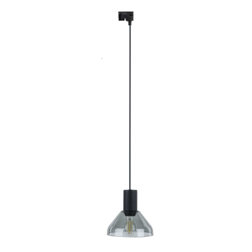 Lampa wisząca szynowa 1 fazowa TRACER NEO czarna szklany klosz 10680 TK Lighting