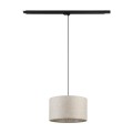 Lampa wisząca do szynoprzewodu 3 fazowy TRACER klosz beż Ø38 10690 TK Lighting