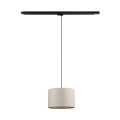 Lampa wisząca do szynoprzewodu 3 fazowy TRACER klosz beż Ø30 10694 TK Lighting