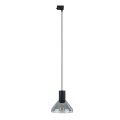 Lampa wisząca szynowa 3 fazowa TRACER NEO czarna szklany klosz 10681 TK Lighting