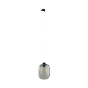 Lampa wisząca grafitowy szklany klosz system 1 fazowy TRACER ELIO 10683 TK