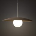 Nowoczesna lampa wisząca do salonu SLATE w kolorze sabia 10910 TK Lighting