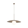 Nowoczesna lampa wisząca do salonu SLATE w kolorze sabia 10910 TK Lighting