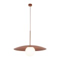 Lampa wisząca w stylu glamour do jadalni, szklany klosz E27 10911 TK Lighting
