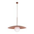 Lampa wisząca w stylu glamour do jadalni, szklany klosz E27 10911 TK Lighting