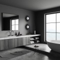 Minimalistyczny kinkiet ścienny czarny + szklany mleczny klosz 10934 TK Lighting