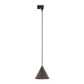 Lampa wisząca do szynoprzewodu 1-fazowego brązowy klosz 10651 TK Lighting