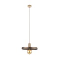 Lampa wisząca w stylu loft SILA SABIA BROWN Ø30 na E27 10757 TK Lighting