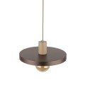Lampa wisząca w stylu loft SILA SABIA BROWN Ø30 na E27 10757 TK Lighting