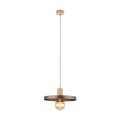 Lampa wisząca w stylu loft SILA SABIA BROWN Ø30 na E27 10757 TK Lighting