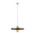 Minimalistyczna lampa wisząca SILA SABIA BROWN Ø40 na E27 10758 TK Lighting