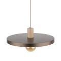 Minimalistyczna lampa wisząca SILA SABIA BROWN Ø40 na E27 10758 TK Lighting