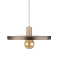 Minimalistyczna lampa wisząca SILA SABIA BROWN Ø40 na E27 10758 TK Lighting