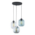 Lampa wisząca ELIO gwint E27 moc 15W styl nowoczesny szklany klosz | czarny 3184 TK lighting