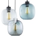 Lampa wisząca ELIO gwint E27 moc 15W styl nowoczesny szklany klosz | czarny 3184 TK lighting