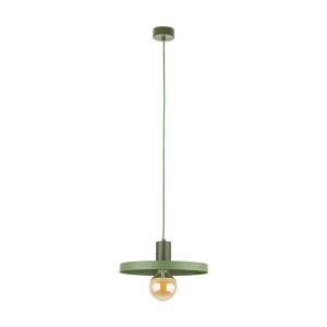 Lampa wisząca SILA GREEN PEAPOD w industrialnym stylu Ø30 10761 TK Lighting