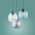 Lampa wisząca ELIO gwint E27 moc 15W styl nowoczesny szklany klosz | czarny 3184 TK lighting