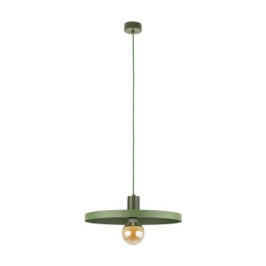 Lampa wisząca SILA GREEN PEAPOD do wnętrz w stylu factory 10762 TK Lighting