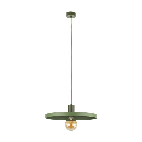 Lampa wisząca SILA GREEN PEAPOD do wnętrz w stylu factory 10762 TK Lighting