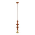 Stylowa lampa zwis kolor ceglany do salonu na E27 10869 TK Lighting