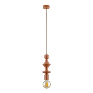 Stylowa lampa zwis kolor ceglany do salonu na E27 10869 TK Lighting