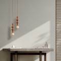 Stylowa lampa zwis kolor ceglany do salonu na E27 10869 TK Lighting