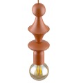 Stylowa lampa zwis kolor ceglany do salonu na E27 10869 TK Lighting