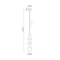 Stylowa lampa zwis kolor ceglany do salonu na E27 10869 TK Lighting